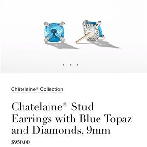 David Yurman chatelaine stud earring